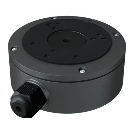 Comprar SAFIRE SMART SF-JBOX-0301-GREY Caja de conexiones Safire Smart - Para cámaras domo - Apto para uso exterior IP66 - Instalación en techo o pared - Diámetro de la base 117.9 mm - Pasador de cables