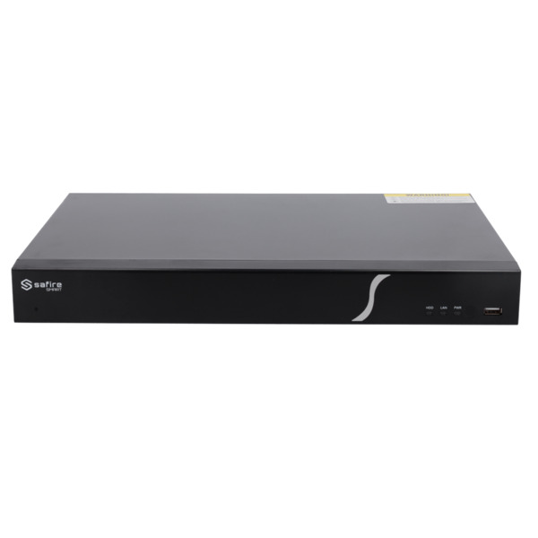 SAFIRE SMART SF-NVR6216-16P-B2 Safire Smart - Grabador NVR para cámaras IP - 16CH Puertos PoE / Compresión H.265S / 2HDD - Resol (1)