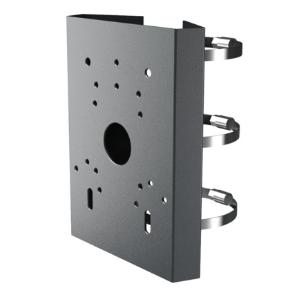 Comprar SAFIRE SMART SF-PBRACKET-0501-GREY Soporte para mástiles/farolas Safire Smart - Para cámaras domo motorizadas - Rango diámetro 118~140 mm - Fabricando en acero laminado SPCC - Color gris - Pasador de cables