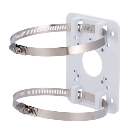 Comprar SAFIRE SMART SF-PBRACKET-0502 Soporte para mástiles/farolas Safire Smart - Para cámaras domo motorizadas - Rango diámetro 80~140 mm - Fabricando en ADC12 - Color blanco