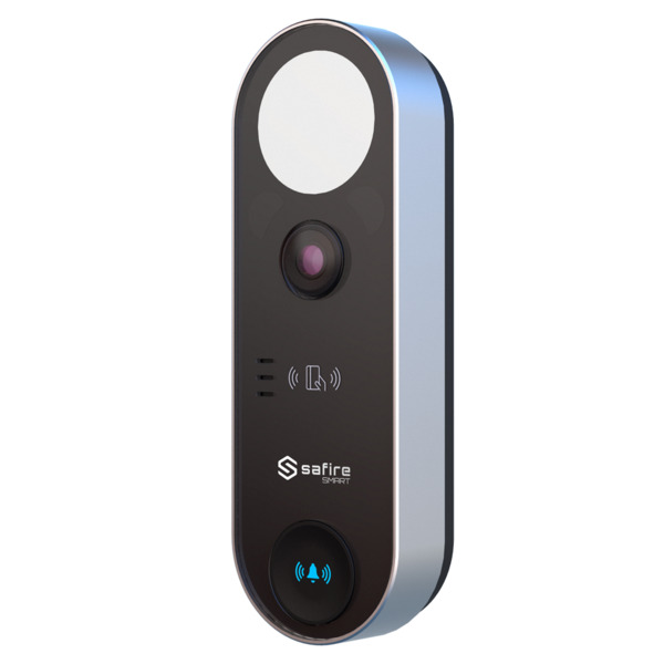 SAFIRE SMART SF-VI131-IPW-MF Videoportero IP WiFi - Cámara 2 Mpx | Audio bidireccional - Tarjeta MF | 1 relé - App móvil con o s