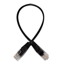 SAFIRE UTP1-03BK Cable UTP Safire - Ethernet - Conectores RJ45 - Categoría 5E - 0.3 m - Color negro