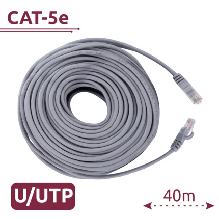 Comprar SAFIRE UTP1-40G Cable UTP Safire - Categoría 5e - Conductor CCA - Ethernet - Conectores RJ45 - 40 m
