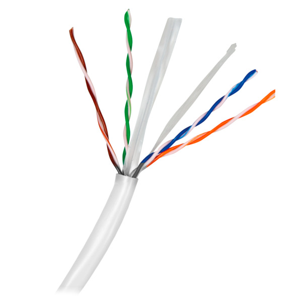 SAFIRE UTP5E-100-CCA Cable UTP Safire - Categoría 5E hasta 1 Gbps - Rollo de 100 metros color gris - Cumple con certificación fl