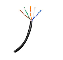 SAFIRE UTP5E-100-OUTDOOR-BC Cable UTP - Categoría 5E - Rollo de 100 metros - Conductor OFC, pureza 99.9% cobre - Diámetro 5.5 mm