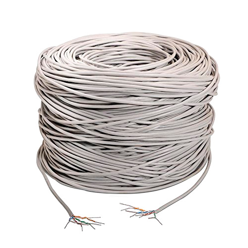 SAFIRE UTP5E-300-BC Cable UTP Safire - Categoría 5E - Rollo de 305 metros - Conductor OFC, pureza 99.9% cobre - Diámetro 5.5 mm (1)