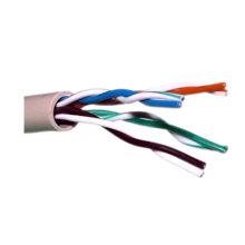 SAFIRE UTP5E-300 Cable UTP Safire - Categoría 5E - Rollo de 305 metros | Diámetro 5 mm - Conductor CCA  - Cubierta color gris -