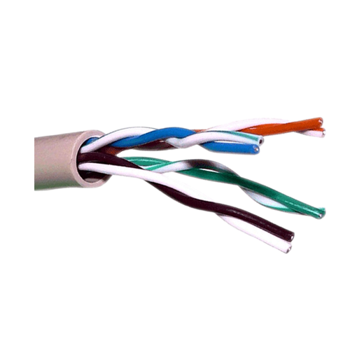 SAFIRE UTP5E-300 Cable UTP Safire - Categoría 5E - Rollo de 305 metros | Diámetro 5 mm - Conductor CCA  - Cubierta color gris -