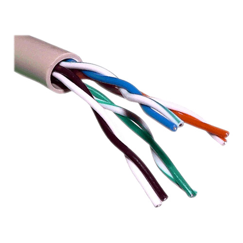 SAFIRE UTP5E-300-H Cable UTP Safire - Categoría 5E - Rollo de 305 metros - Cubierta color gris - Diámetro 5.5 mm - Libre de haló