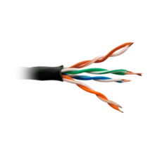 SAFIRE UTP5E-300-OUTDOOR-BC Cable UTP - Categoría 5E - Rollo de 305 metros - Conductor OFC, pureza 99.9% cobre - Diámetro 5.5 mm