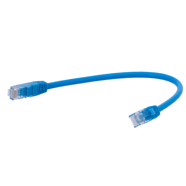 SAFIRE UTP6-H-03B Cable UTP - Ethernet - Conectores RJ45 - Categoría 6 - 0,3 m - Color azul (1)