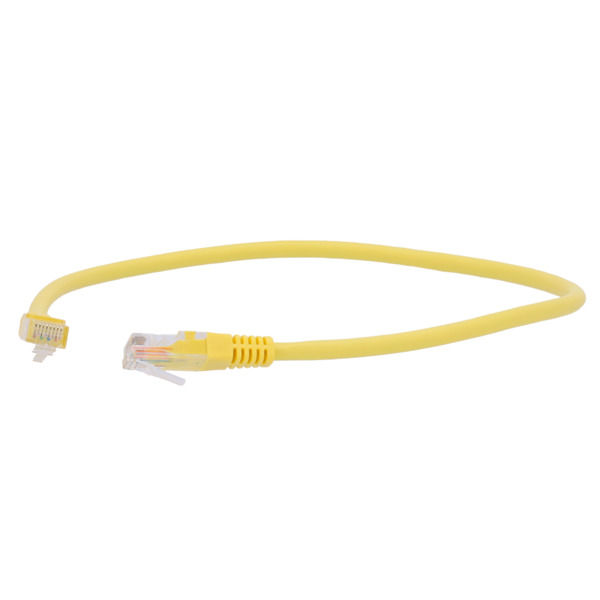 SAFIRE UTP6-H-05Y Cable UTP - Ethernet - Conectores RJ45 - Categoría 6 - 0,5 m - Color amarillo (1)