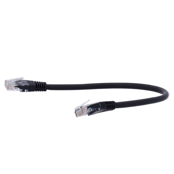 SAFIRE UTP6-H-1BK Cable UTP - Ethernet - Conectores RJ45 - Categoría 6 - 1 m - Color negro (3)