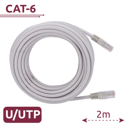 Comprar SAFIRE UTP6-H-2W Cable UTP - Ethernet - Conectores RJ45 - Categoría 6 - 2 m - Color Blanco