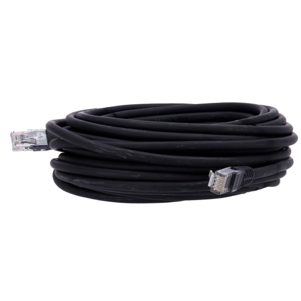 SAFIRE UTP6-H-30BK Cable UTP - Ethernet - Conectores RJ45 - Categoría 6 - 30 m - Color negro (1)
