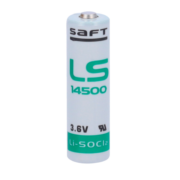 Saft - Pila AA / LS14500 - Voltaje 3.6 V - Litio - Capacidad nominal 2600 mAh - Compatible con RSI Videofied