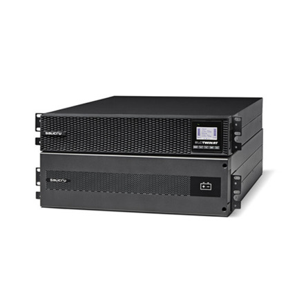 Comprar SLC-10000-TWIN-RT3 SAI IoT 10KVA / 10KW. Baterias 12V/19Ah incl. Protec. eléctricas. Terminales PDU. Consultar tiempo Backup. Senoidal pura, 1xRJ45 (Browser). LCD. 64Kg