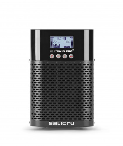 Salicru SLC 700 TWIN PRO2 IEC – Sistema de Alimentación Ininterrumpida (SAI/UPS) de 700 VA On-line doble conversión (Tipo de tom (3)