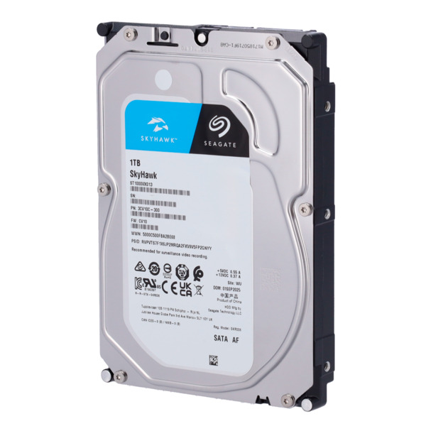 SEAGATE 10XHD1TB-S Pack de discos duros - 10 unidades - Seagate - ST1000VX001 - 1 TB de almacenamiento - Especial para CCTV (1)