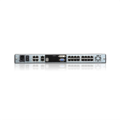 Secomp 14016877 interruptor KVM Negro, Metálico (2)
