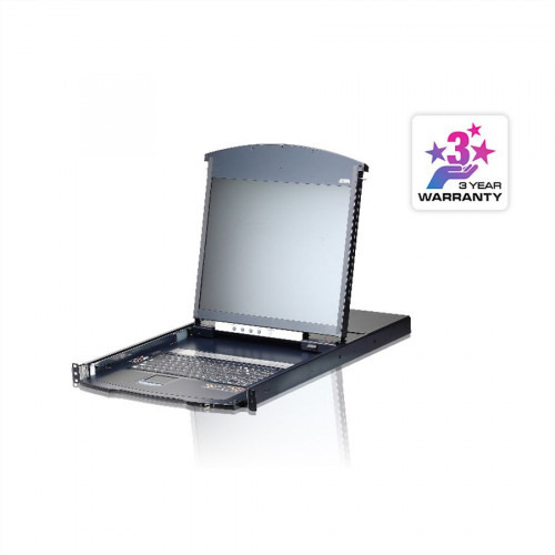 Secomp 14016877 interruptor KVM Negro, Metálico (1)