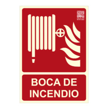 Señal boca de incendio 29,7x21cm