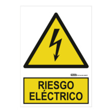 Señal riesgo eléctrico 29,7x21cm