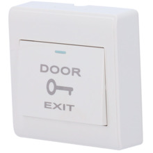 SIB EXITBUTTON301 Pulsador de liberación de puerta - Uso profesional - Testado 500.000 usos - NO/COM | Superficie - Medidas 86 (