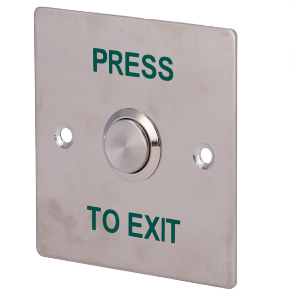 SIB EXITBUTTON303 Pulsador de liberación de puerta - Uso profesional - Testado 500.000 usos - NO/NC/COM | Empotrado o superficie