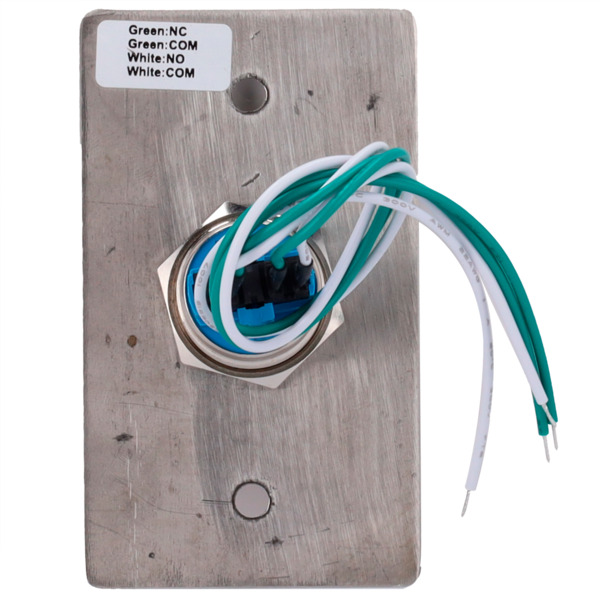 SIB EXITBUTTON303-SLIM Pulsador de liberación de puerta - Uso profesional - Testado 500.000 usos - NO/NC/COM | Empotrado o super (5)