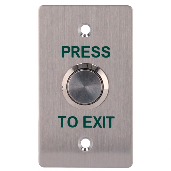 SIB EXITBUTTON303-SLIM Pulsador de liberación de puerta - Uso profesional - Testado 500.000 usos - NO/NC/COM | Empotrado o super (1)