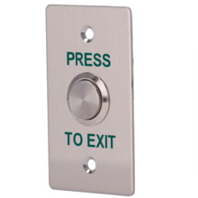 SIB EXITBUTTON303-SLIM Pulsador de liberación de puerta - Uso profesional - Testado 500.000 usos - NO/NC/COM | Empotrado o super