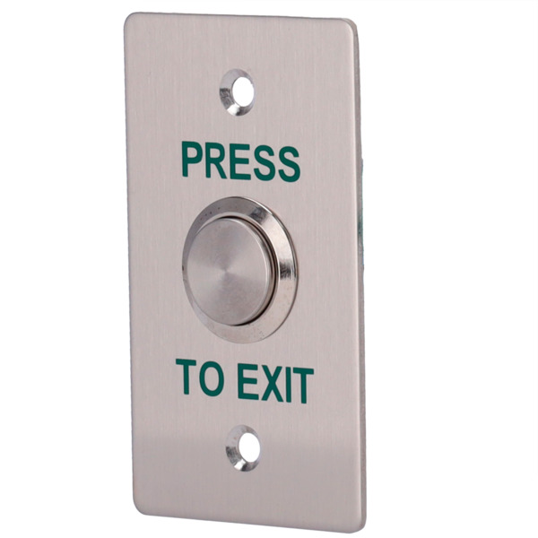 SIB EXITBUTTON303-SLIM Pulsador de liberación de puerta - Uso profesional - Testado 500.000 usos - NO/NC/COM | Empotrado o super