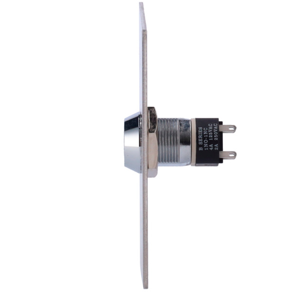 SIB EXITBUTTON307 Pulsador con llave - Uso profesional - Testado 500.000 usos - NO/NC/COM | Empotrado o superficie - Medidas 86 (3)