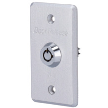 SIB EXITBUTTON307-SLIM Pulsador con llave - Uso profesional - Testado 500.000 usos - NO/NC/COM | Empotrado o superficie - Medida