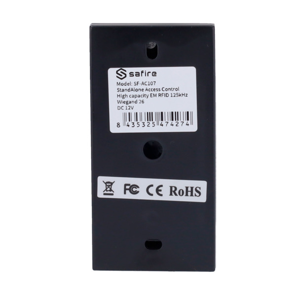 SIB SF-AC107 Control de acceso autónomo - Acceso por tarjeta EM - Salida de relé y pulsador - Wiegand 26 - Control de tiempos | (5)