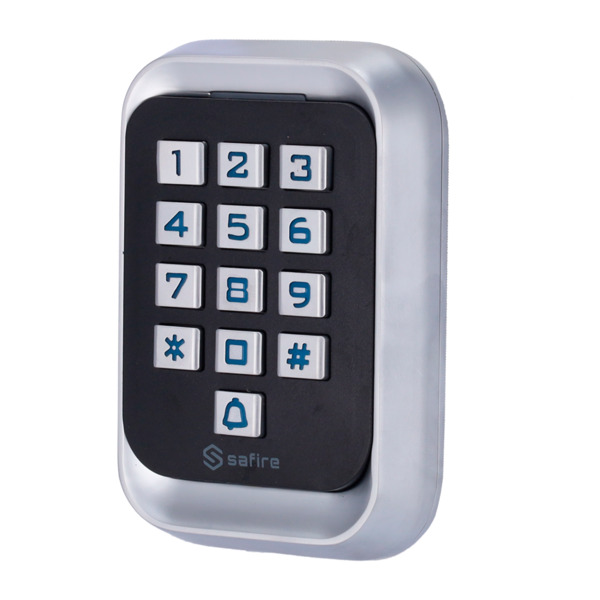 SIB SF-AC108 Control de acceso autónomo - Acceso por tarjeta EM y PIN - Salida de relé, pulsador y timbre - Wiegand 26 - Control