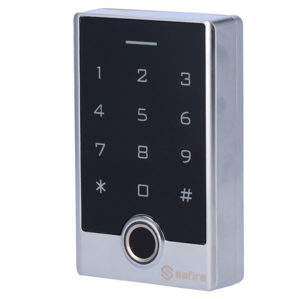 SIB SF-AC122-F-WIFI Control de acceso autónomo - Acceso por huella, tarjeta EM, PIN y APP - Salida de relé y pulsador - Wiegand
