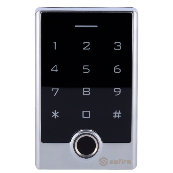 SIB SF-AC122-F-WIFI Control de acceso autónomo - Acceso por huella, tarjeta EM, PIN y APP - Salida de relé y pulsador - Wiegand (1)