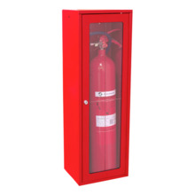 SIEX M000297 Armario extintor CO2 5Kg con puerta pintada con cerradura
