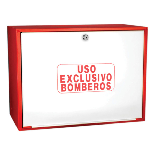 SIEX M000787 Cofre de superficie IPF-41 rojo / Puerta ciega blanca