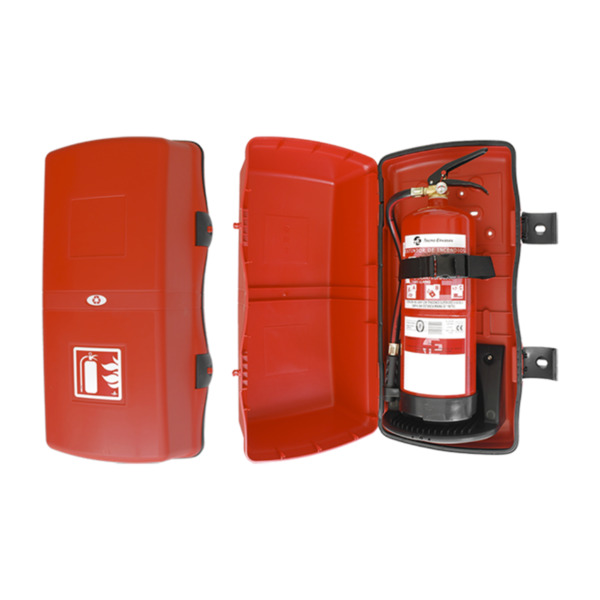 SIEX M006777 Armario modelo P-6 color rojo para extintor 6Kg