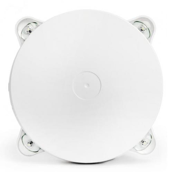 Sirena óptico-acústica anológica para techo con funciones vocales con direccionamiento. Color blanco