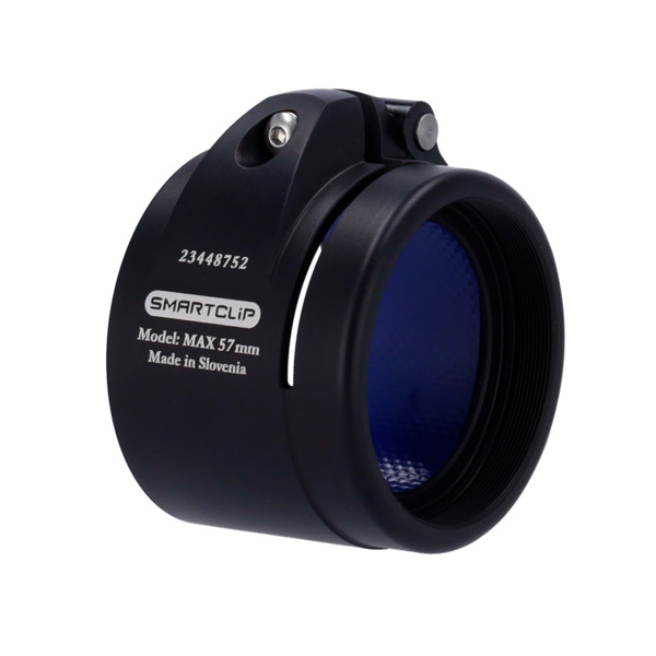 SMARTCLIP SMARTCLIP-HUNT-ADAPTER57 Adaptador acoplable térmico clip-on - Rosca M52x0.75 - Tamaño 57 mm - Aluminio - Negro