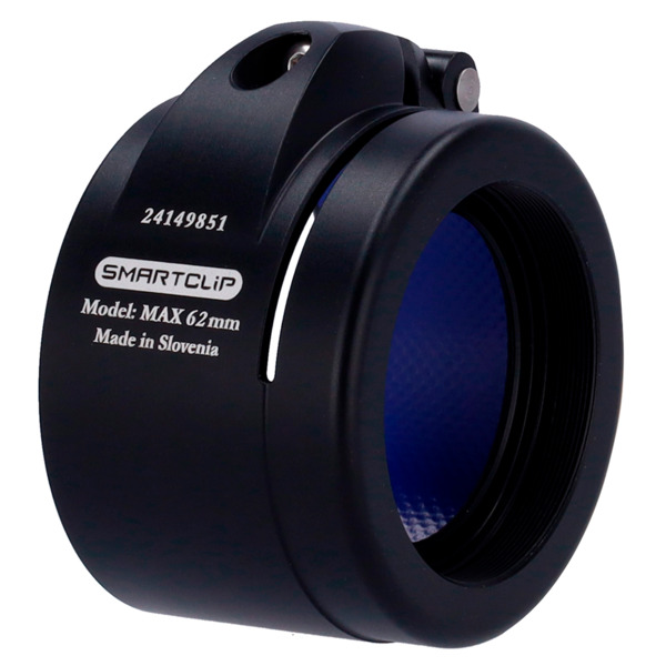 SMARTCLIP SMARTCLIP-HUNT-ADAPTER62 Adaptador acoplable térmico clip-on - Rosca M52x0.75 - Tamaño 62 mm - Aluminio - Negro
