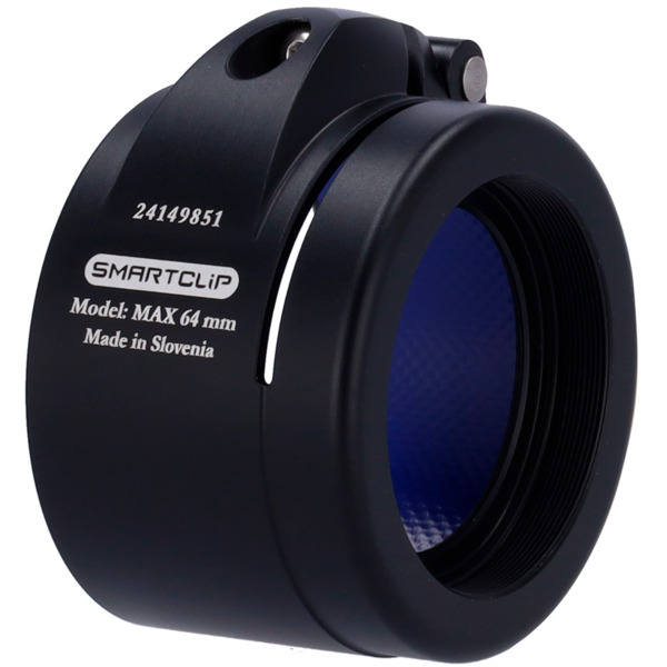 SMARTCLIP SMARTCLIP-HUNT-ADAPTER64 Adaptador acoplable térmico clip-on - Rosca M52x0.75 - Tamaño 64 mm - Aluminio - Negro