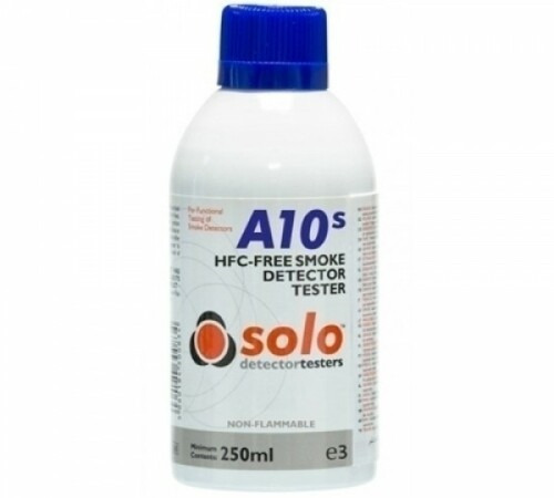 Solo KIT SOLO 12-A10-250 Aerosol para comprobación de detectores de humo. No inflamable. 250 ml. Pack de 12 unidades