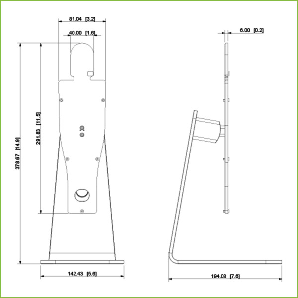 Soporte de mesa para ASI7213X (-T1) (4)