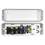 SOPRAS SOP-BR Detector PIR - Transmisor Ajax integrado - Microondas y doble PIR tipo cortina - Doble PIR detección 9 m por cada (2)