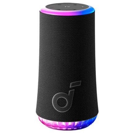 Comprar SOUNDCORE SNC-GLOW-B Altavoz portátil Soundcore by Anker - Sonido de 30W - 18 Horas de Reproducción - Conecta mas de 100 altavoces - Impermeable IP67  - Color negro